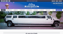 Desktop Screenshot of luxurylimoseattle.com