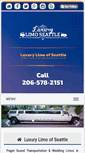 Mobile Screenshot of luxurylimoseattle.com